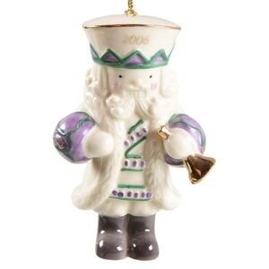 Lenox MERRY MONARCH SANTA PASTEL PURPLE Nutcracker Annaual Ornament 2006